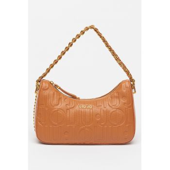Geanta crossbody de piele ecologica cu logo Adonide