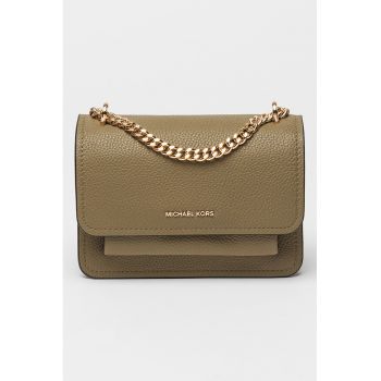Geanta crossbody din piele cu aspect granulat Claire
