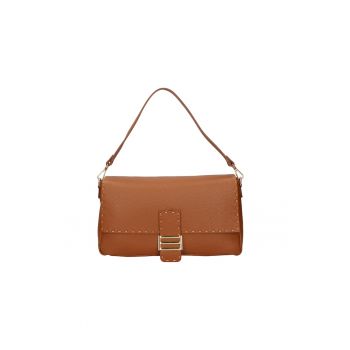 Geanta crossbody din piele cu bareta detasabila