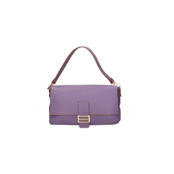 Geanta crossbody din piele cu bareta detasabila