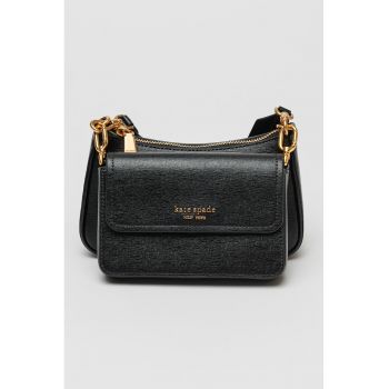 Geanta crossbody din piele Double Saffiano