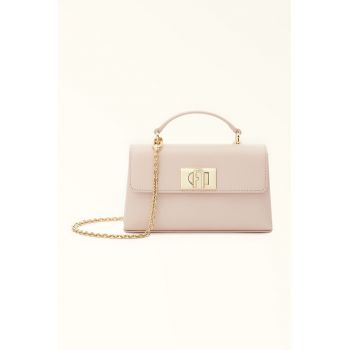 Geanta crossbody mica din piele cu bareta lant 1927