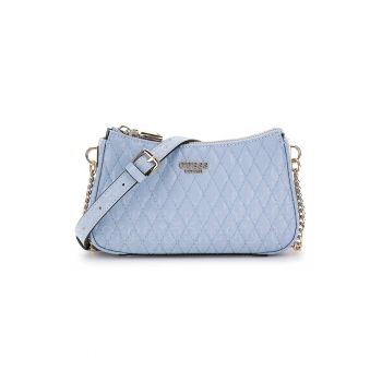 Geanta crossbody mini din piele ecologica cu logo metalic Betula