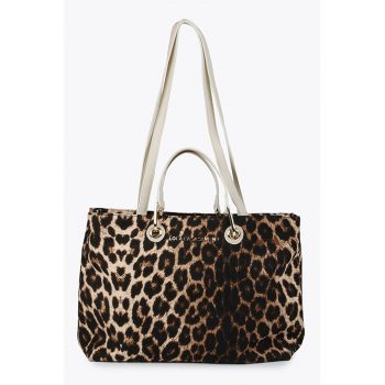 Geanta shopper cu animal print