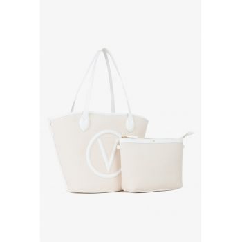 Geanta shopper din material textil cu etui detasabil Conevnt