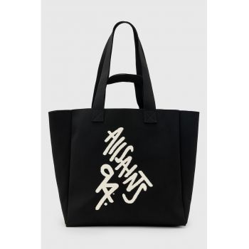 Geanta tote cu imprimeu logo Izzy