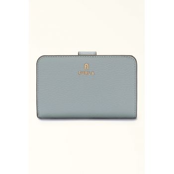 Portofel compact din piele Camelia