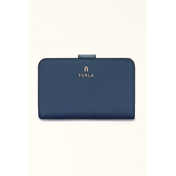 Portofel compact din piele Camelia