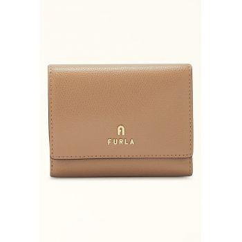 Portofel de piele cu logo Camelia