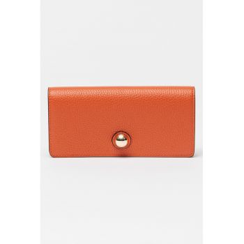 Portofel din piele cu clapa Sfera Continental