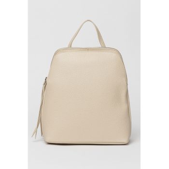 Rucsac de piele cu doua compartimente