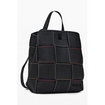 Rucsac din piele ecologica cu model impletit