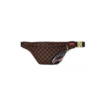 Borseta unisex cu imprimeu in carouri