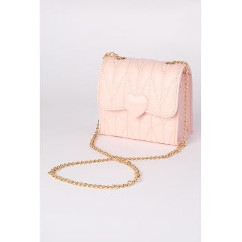 Geanta crossbody cu bareta din lant