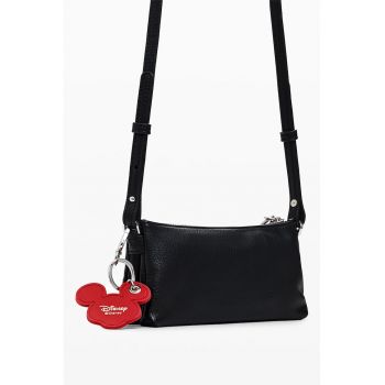 Geanta crossbody cu detaliu Mickey Mouse