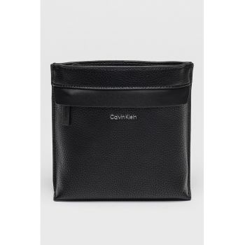 Geanta crossbody cu logo discret