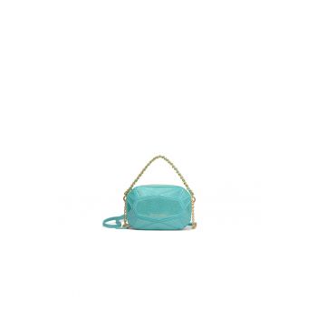 Geanta crossbody cu particule stralucitoare