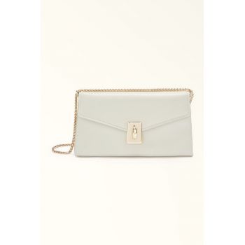 Geanta crossbody de piele cu bareta din lant Meridiana
