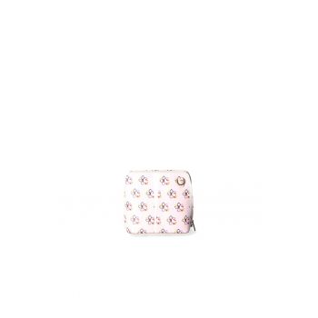 Geanta crossbody de piele cu imprimeu grafic