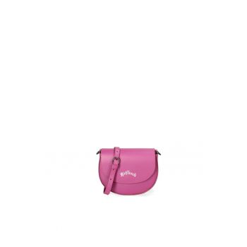 Geanta crossbody de piele cu logo