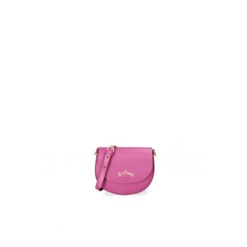 Geanta crossbody de piele cu logo