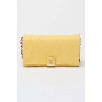 Geanta crossbody de piele ecologica cu bareta din lant