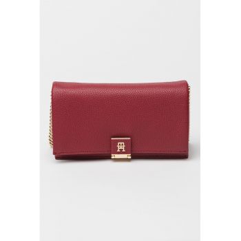 Geanta crossbody de piele ecologica cu bareta din lant