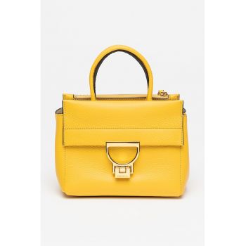 Geanta crossbody din piele cu bretele detasabila
