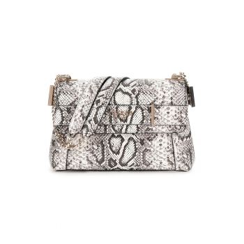 Geanta crossbody din piele ecologica cu aspect de piele de crocodil Anadela