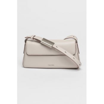 Geanta crossbody din piele ecologica cu clapa