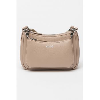 Geanta crossbody din piele ecologica cu etuiuri detasabile cu fermoar