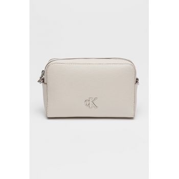 Geanta crossbody din piele ecologica cu logo