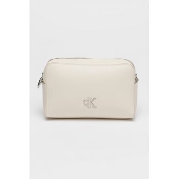 Geanta crossbody din piele ecologica cu logo