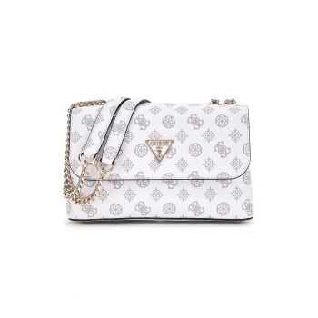 Geanta crossbody din piele ecologica cu model monograma Erica Eco