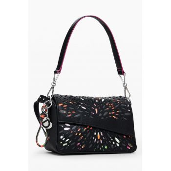 Geanta crossbody din piele ecologica cu model