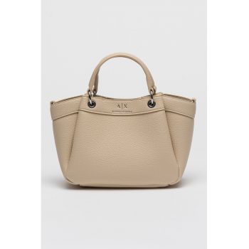 Geanta shopper cu bareta din material textil