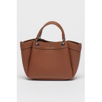 Geanta shopper cu bareta din material textil