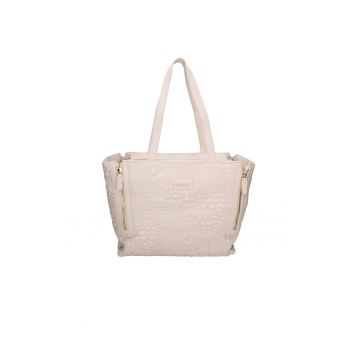 Geanta shopper cu cusaturi decorative