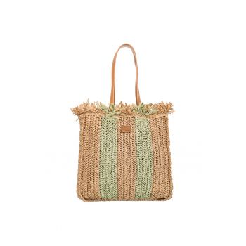 Geanta shopper de paie Wide Eyed Palmtree