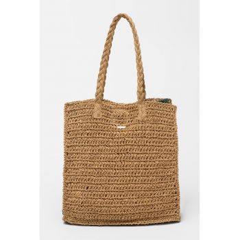 Geanta shopper din paie de hartie Malleen