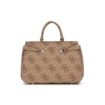 Geanta shopper din piele ecologica cu model logo Lorelei