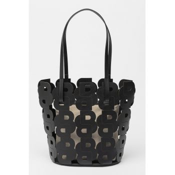 Geanta tote de piele cu etui detasabil Lindah