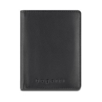 Portofel vertical barbati -  colectia Punto - 49131201 - piele naturala - negru