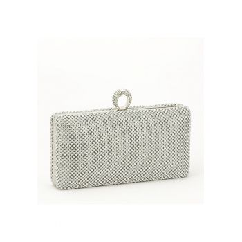 Geanta clutch argintiu Ruby 05 8658