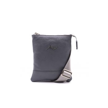 Geanta crossbody de piele cu bareta ajustabila