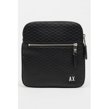 Geanta crossbody de piele ecologica cu aspect texturat
