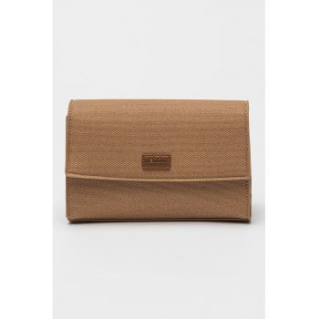 Geanta crossbody de piele ecologica cu clapa