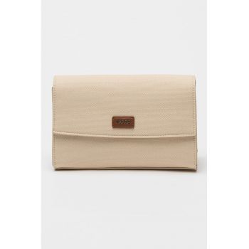 Geanta crossbody de piele ecologica cu clapa