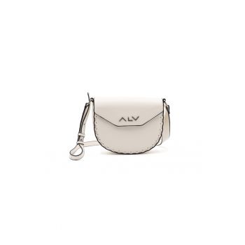 Geanta crossbody de piele ecologica cu clapa