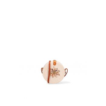 Geanta crossbody din paie
